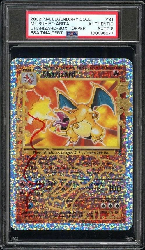 Mitsuhiro Arita Boxtopper Charizard Legendary collection, Hobby en Vrije tijd, Verzamelkaartspellen | Pokémon, Nieuw, Losse kaart