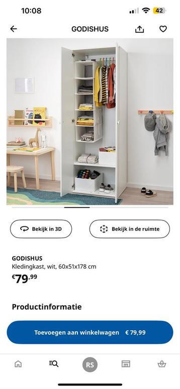 Ikea Godishus kledingkast