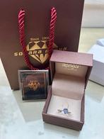 Sonara Budha Ring met certificaat, 18 tot 19, Nieuw, Ophalen of Verzenden, Met edelsteen