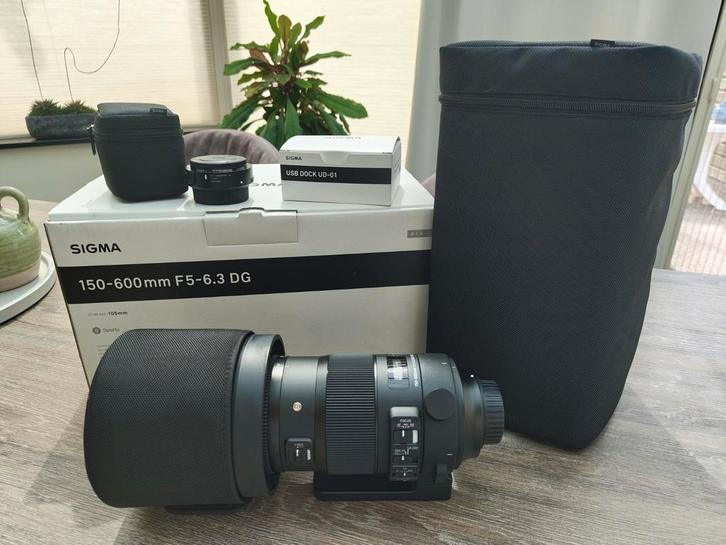 Sigma 150 - 600 mm Sport voor Nikon F mount, Audio, Tv en Foto, Fotografie | Lenzen en Objectieven, Zo goed als nieuw, Telelens