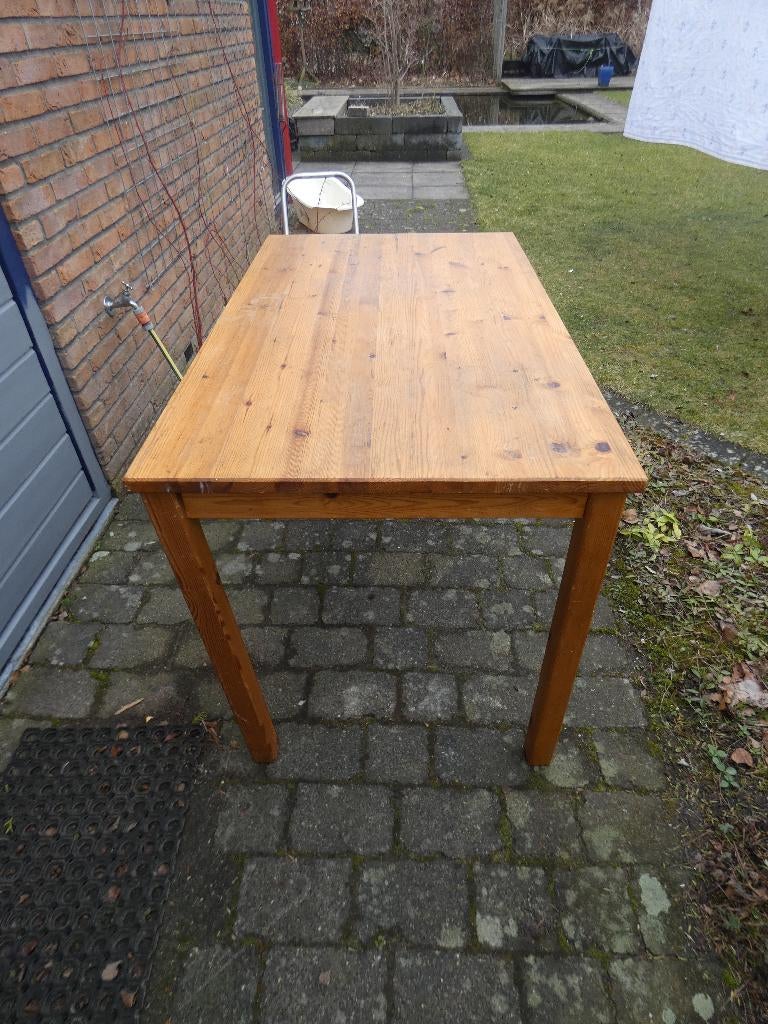 beuken houten tafel, Ophalen, Gebruikt, 50 tot 100 cm, 50 tot 100 cm