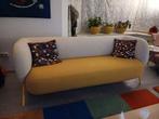 Stijlvolle design 3-zits bank, Gebruikt, Driepersoons, 75 tot 100 cm, Ophalen of Verzenden