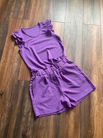 Nieuw! Korte broek met top, paars, lila, Terstal, maat M beschikbaar voor biedingen