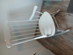 Witte schommelstoel voor babykamer, Huis en Inrichting, Ophalen, Gebruikt, Wit, Eén