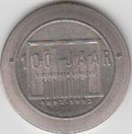 Penning 100 Jaar Bibliotheek Utrecht 1892-1992 1 Dommetje, Postzegels en Munten, Penningen en Medailles, Ophalen of Verzenden