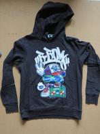 Stoere zwarte hoody in prima staat, maat 158-164, Gebruikt, Trui of Vest, Kids and Friends, Ophalen of Verzenden