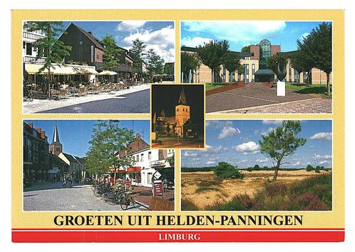 990172 Helden Panningen Limburg Gelopen met postzegel, Verzamelen, Ansichtkaarten | Nederland, Gelopen, Limburg, 1960 tot 1980