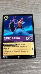 Disney Lorcana Timothy Q. Mouse 47-204 9FAB nonfoil, Ophalen of Verzenden, Zo goed als nieuw, Losse kaart