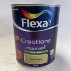 Flexa Creations Muurverf Olive Tree Groen Extra Mat 1L, Flexa, Flexa, Nieuw, Ophalen of Verzenden