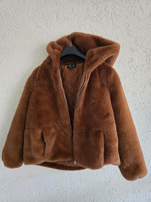 Zara trf Collection Teddy Coat, Kleding | Dames, Jassen | Winter, Zo goed als nieuw, Bruin, Ophalen of Verzenden