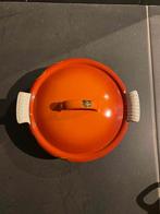 Braadpan gietijzer, Huis en Inrichting, Keuken | Potten en Pannen, Ophalen, Gebruikt, Gietijzer, Keramische plaat