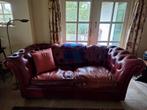 Rode Chesterfield bank, Antiek en Kunst, Antiek | Meubels | Stoelen en Banken, Ophalen