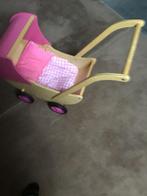 Houten poppenwagen, Kinderen en Baby's, Speelgoed | Houten speelgoed, Ophalen, Nieuw