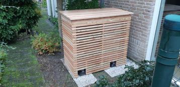 Een mooie, robuuste ombouw voor je airco buiten unit!! beschikbaar voor biedingen