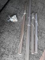 4 rolgordijnen taupe, Ophalen of Verzenden, Gebruikt, 50 tot 100 cm, 150 tot 200 cm