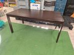 Vintage eetkamertafel tafel bruin, Ophalen, Gebruikt, Vintage, 50 tot 100 cm