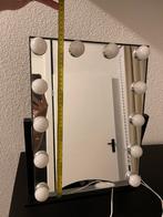 Makeup spiegel met lampjes, Huis en Inrichting, Woonaccessoires | Spiegels, Ophalen of Verzenden, Rechthoekig, Minder dan 50 cm