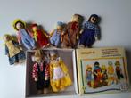 hele oude set poppenhuispoppetjes boerderij, boerenfamilie, Antiek en Kunst, Ophalen of Verzenden