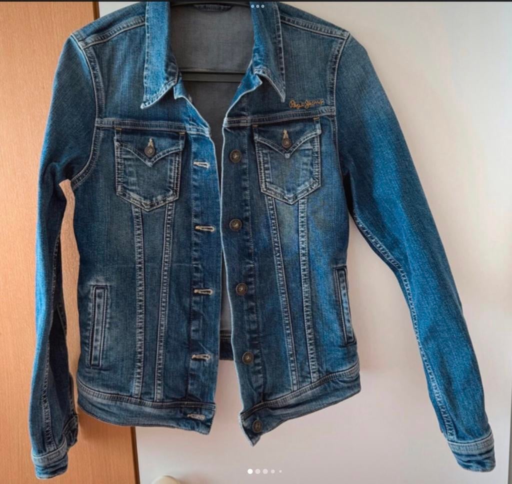 Nieuw jeansvest van Pépé donkerblauw maat S, Blauw, Nieuw, Ophalen of Verzenden, Pépé