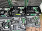 Hitachi schroefmachines, Doe-het-zelf en Verbouw, Gereedschap | Boormachines, Ophalen of Verzenden, Zo goed als nieuw, Boor- en Schroefmachine