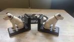 LP steun en reclamebordje “his master’s voice”, Ophalen, Huis en Inrichting