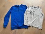 Montar blauwe trui en beige longsleeve maat S, Ophalen of Verzenden, Zo goed als nieuw, Overige soorten, Bovenkleding