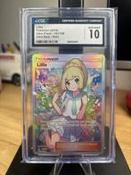 Pokemon Lillie Ultra Prism CGC 10, Hobby en Vrije tijd, Ophalen of Verzenden, Zo goed als nieuw, Losse kaart, Foil