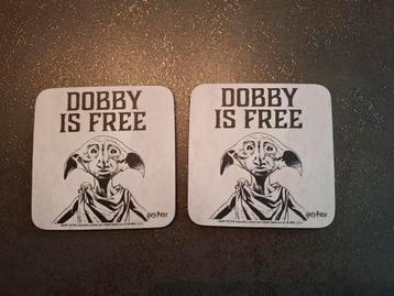 2 Dobby Onderzetters - Harry Potter beschikbaar voor biedingen
