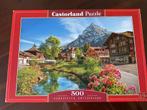 Castorland 500 st Kandersteg Zwitserland, Ophalen of Verzenden, 500 t/m 1500 stukjes, Zo goed als nieuw, Legpuzzel