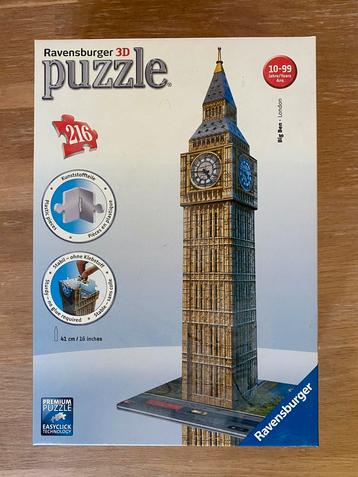 Ravensburger 3D puzzel: Big Ben Londen beschikbaar voor biedingen