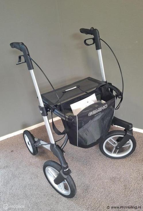 Online Veiling: Gemino rollator | model 60 | Kleur Grijs ..., Diversen, Verpleegmiddelen, Nieuw