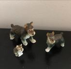 Snauzer beeldjes set van drie, Ophalen of Verzenden, Zo goed als nieuw, Beeldje of Figuurtje