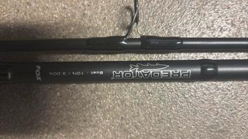 Fox predator boat hengel 10 ft 3 lb beschikbaar voor biedingen