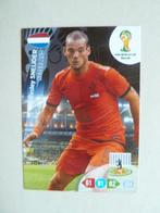 Panini WK 2014 Brasil card. Wesley.Sneijder, Ophalen of Verzenden, Zo goed als nieuw, Overige binnenlandse clubs, Poster, Plaatje of Sticker