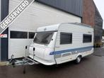 Hobby De luxe Easy 400 SF + voortent, Caravans en Kamperen, Hobby, Bedrijf, Treinzit, 750 - 1000 kg