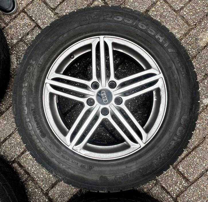 Winterbanden 235/65 R17 (ex Q3), Auto-onderdelen, Banden en Velgen, Band(en), Winterbanden, 17 inch, 235 mm, Personenwagen, Gebruikt