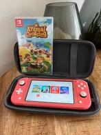 Nintendo switch lite coral, Roze of Coral, Zo goed als nieuw, Ophalen, Met beschermhoes of tas