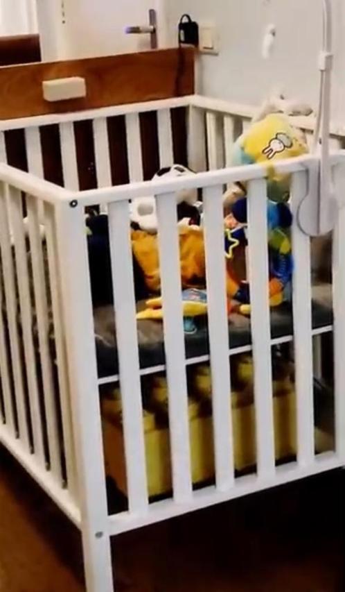 TWF box Fleur, Kinderen en Baby's, Boxen, Gebruikt, Rechthoekig, In hoogte verstelbaar, Boxkleed, Wieltjes, Ophalen
