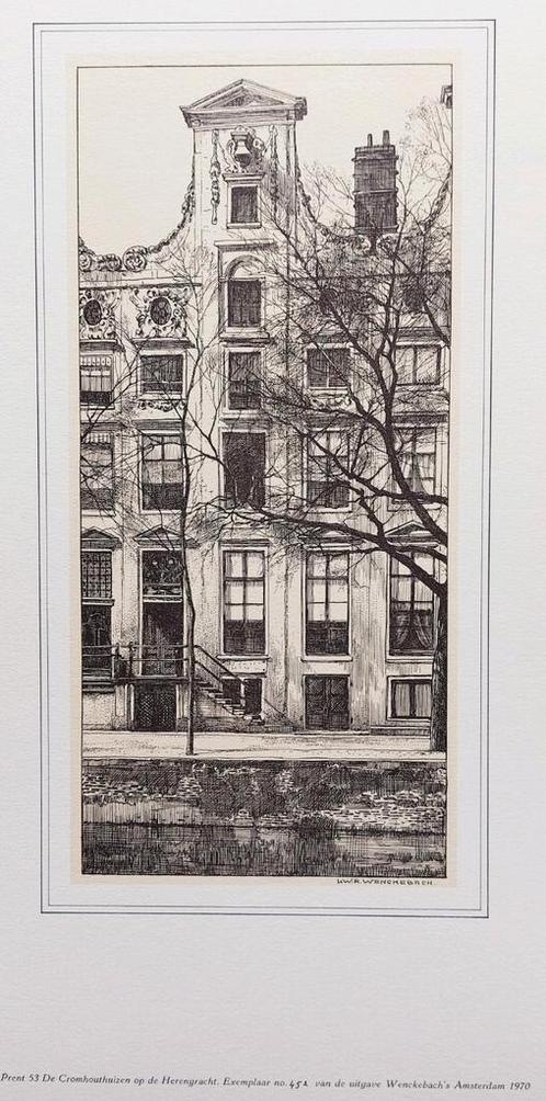 Amsterdam ... De Cromhouthuizen ..., Antiek en Kunst, Kunst | Tekeningen en Foto's, Ophalen of Verzenden