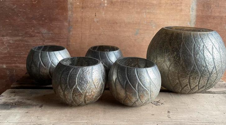 PTMD sfeerlichten set of los, Huis en Inrichting, Woonaccessoires | Kandelaars en Kaarsen, Nieuw, Kandelaar, Minder dan 25 cm