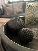 Set oude ijzeren granse ballen sober sleets imperfect, Ophalen of Verzenden