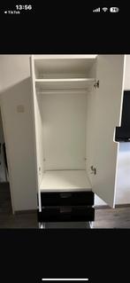 Ikea Kast Zwart/Wit, Huis en Inrichting, Kasten | Kledingkasten, Kunststof, Zo goed als nieuw, Met lade(s), 150 tot 200 cm