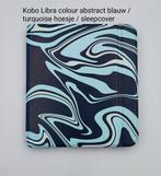 Kobo Libra colour slimfit abstract blauw hoesje / sleepcover, Ophalen of Verzenden, Nieuw, 7 inch, Dutch Shield