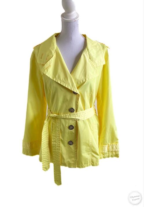 Mooie jas van Beaumont 44, Kleding | Dames, Jassen | Zomer, Zo goed als nieuw, Maat 42/44 (L), Geel, Ophalen of Verzenden