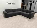 GRATIS LEVERING Z.G.A.N antraciet hoekbank 300x260 Gereinigd, Ophalen of Verzenden, Zo goed als nieuw, Vierpersoons of meer, Stof