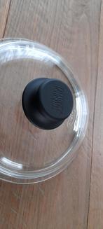 Glazen pannendeksel met fijn handvat! 20 cm Haute Cuisine., Huis en Inrichting, Ophalen of Verzenden, Zo goed als nieuw, Glas