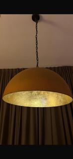 Bruin gouden industriele lamp, Ophalen of Verzenden, Zo goed als nieuw