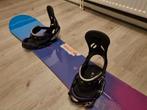 BURTON BLENDER 154 SNOWBOARD + BURTON LEXA EST BINDINGEN L, Gebruikt, Burton, Verzenden, Board