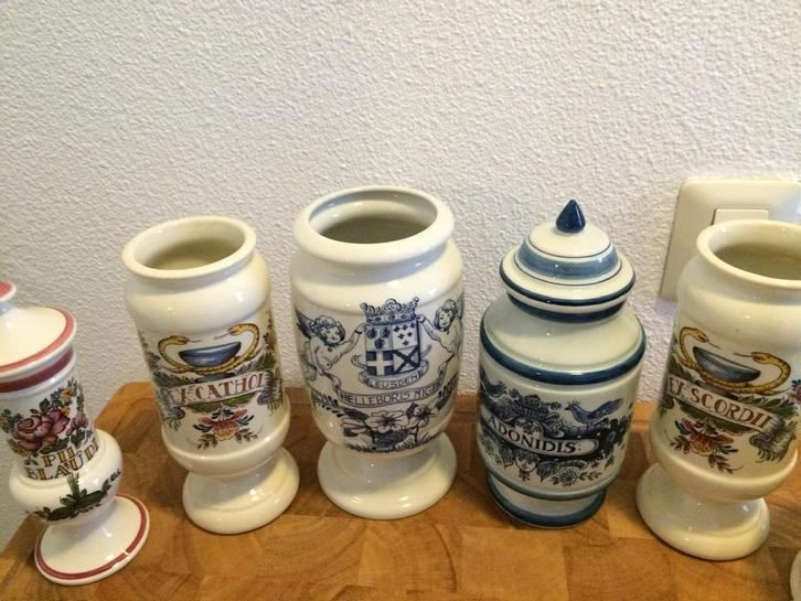 Apothekerspotten Keramiek Aardewerk Decoratie Ve, Antiek en Kunst, Antiek | Keramiek en Aardewerk, Ophalen of Verzenden