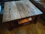 Robuuste houten salontafel, Huis en Inrichting, Ophalen, 100 tot 150 cm, 50 tot 100 cm, Minder dan 50 cm